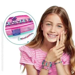 【直营】英国make it real珠宝设计师自动串珠机儿童玩具diy套装