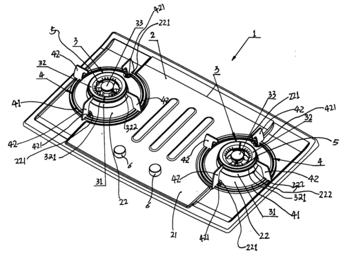 cn101382300a_燃气灶失效