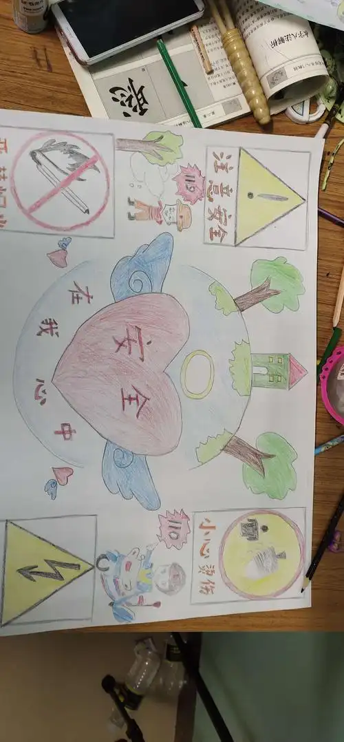 可爱的女儿,特别喜欢画画.