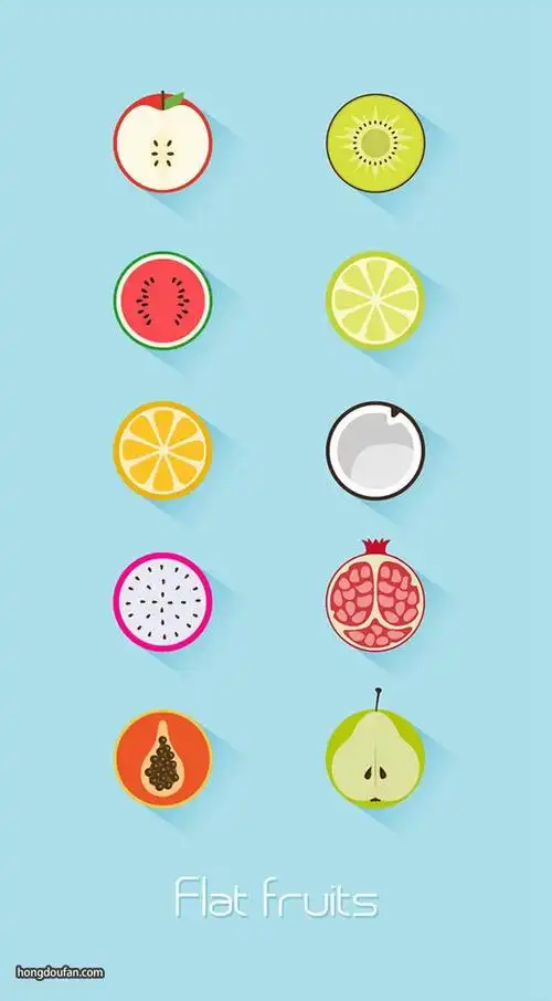 切开的水果要如何画我爱吃水果简笔画大全