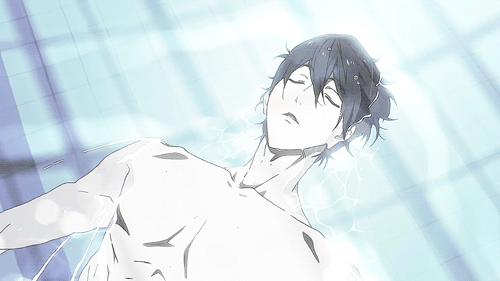 动漫gif男孩gif游泳gif享受gif