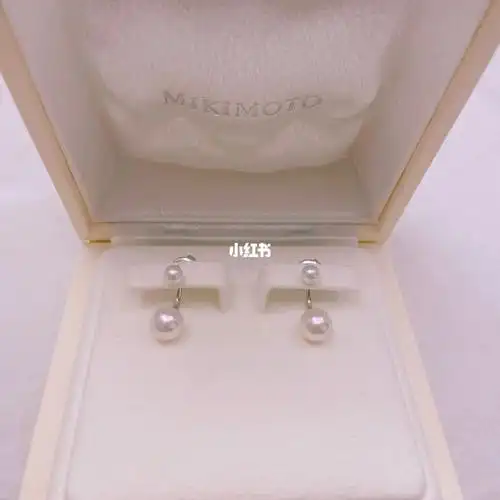 mikimoto61御木本双珍珠耳环