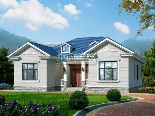 13米14米一层农村别墅造价22万养老度假优选户型