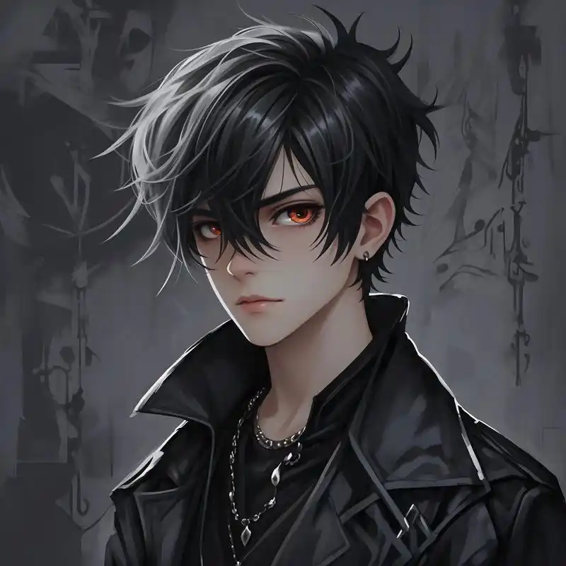 97黑暗系霸气男生头像92