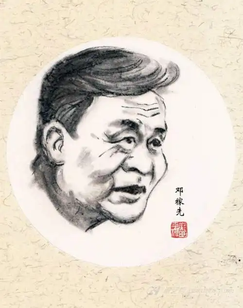 "两弹元勋"邓稼先肖像漫画