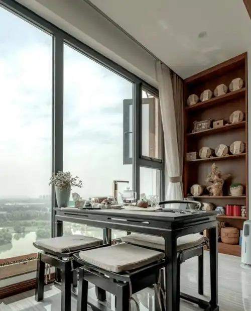 阳台应该有一个这样的茶室