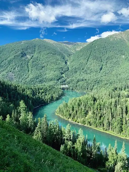 新疆治愈系风景北疆喀纳斯人间最后的净土