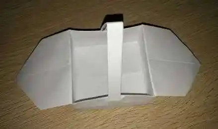 儿童手工折纸小篮子一张纸怎么叠篮子折法步骤图片
