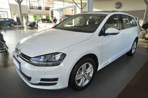 golf旅行轿车前45度(车头向左)图片