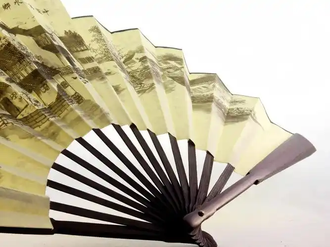 古风折扇特写图片 - 第5张
