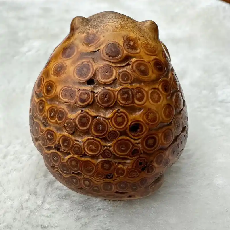 可爱的小金蟾来一波!#纯手工雕刻 - 抖音