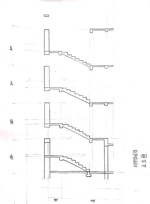 18级小河工优秀作业-楼梯剖面图