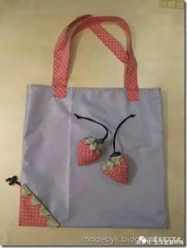 旧衣服,碎布就能做的环保购物袋,草莓和菠萝形状,哪个更好看?