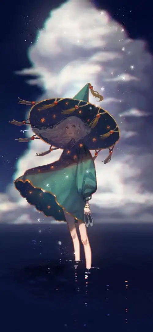 治愈系人物插画