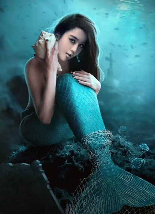 演过美人鱼的女星,范冰冰冷艳,林允清纯 只有她美得让人窒息