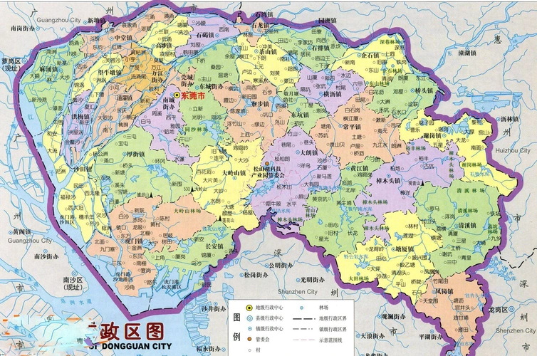 东莞市地图