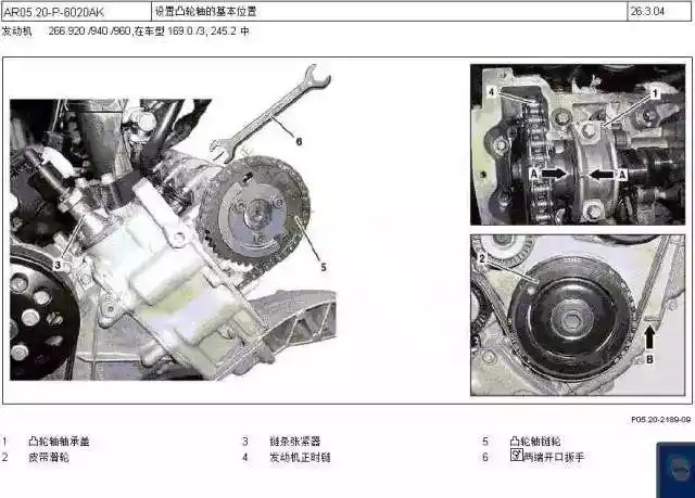四:奔驰c180/c200/e200cgi/e260/(271)车型正时校对方法:校正方法:1