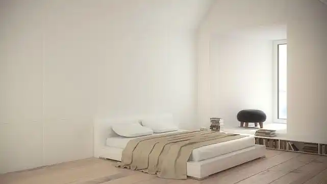 家居空间卧室海报背景素材