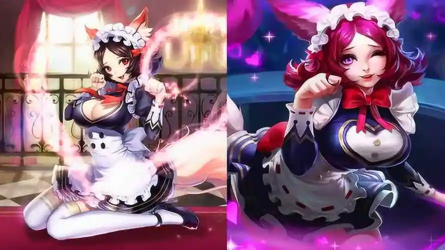 42王者荣耀 珍藏3年的第一代女英雄海报和现在版本的海报对比伟氏游戏