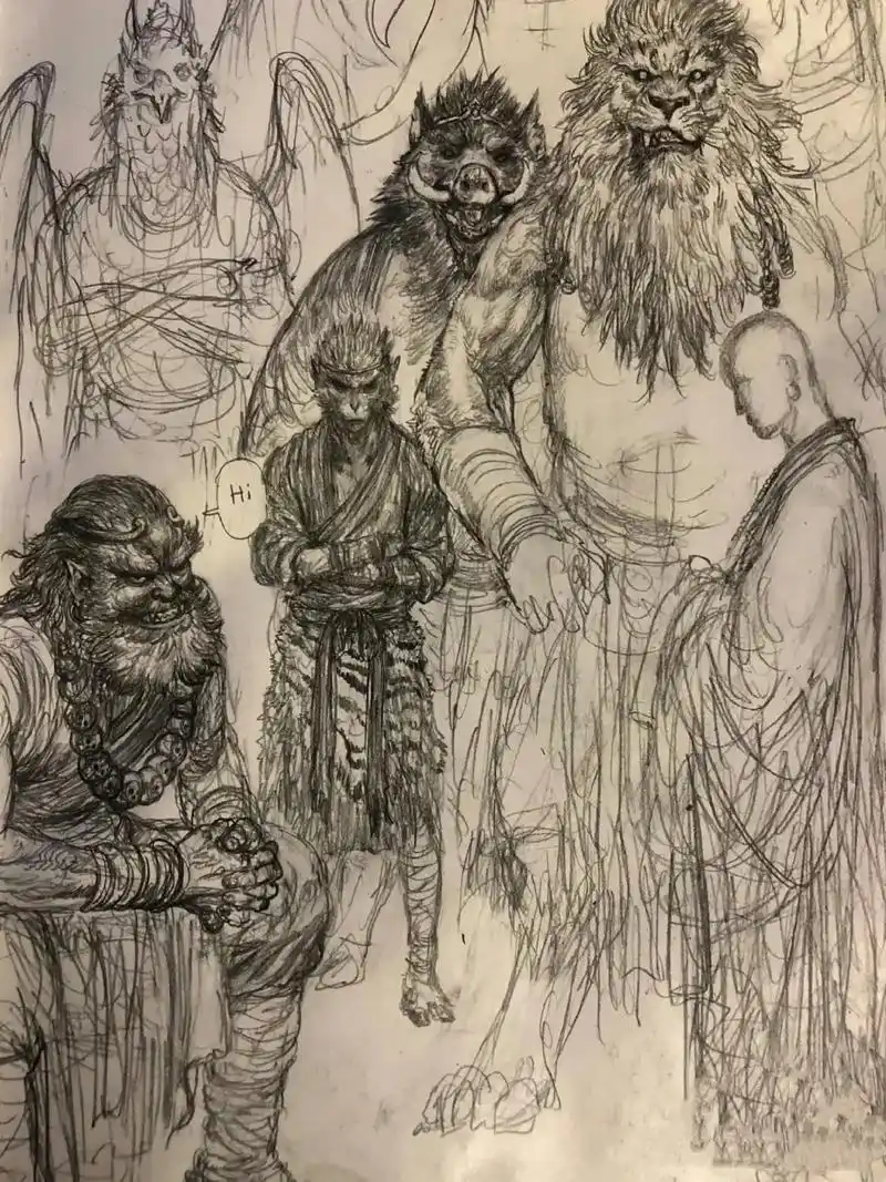 造型灵动,形象还原.刘冬子老师的西游系列作品,高度还原原著, - 抖音