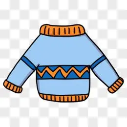 手绘卡通可爱毛衣元素