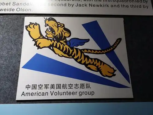 因美国战斗机上有"飞虎"标志,所以被称为飞虎队.
