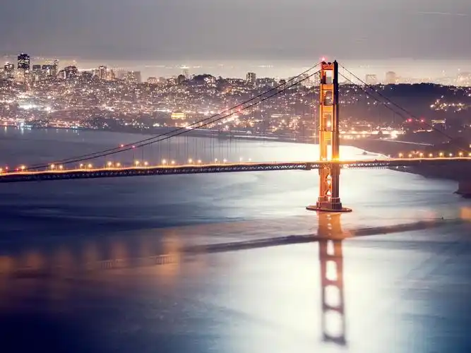 描述: 旧金山的夜晚大桥-城市高清壁纸 当前壁纸尺寸: 1600 x 1200
