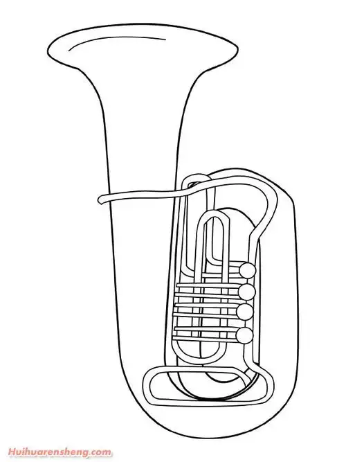 各种乐器简笔画图片(12)