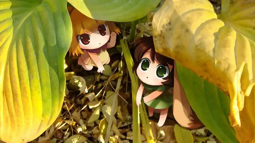 可爱的动漫小少女,锁屏图片,手机壁纸-回车桌面