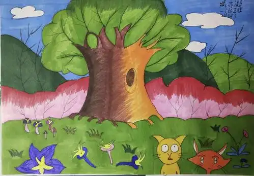 一,二年级"春之画"绘画展