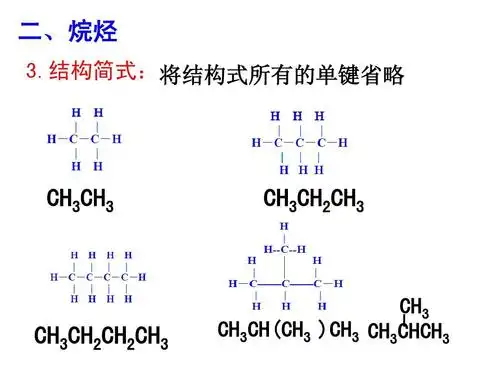 二,烷烃 3.