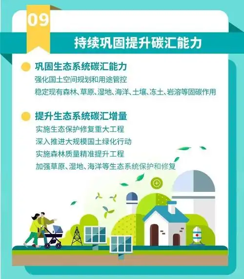 绿色循环周政策密集出台图解双碳目标工作意见及行动方案的部署