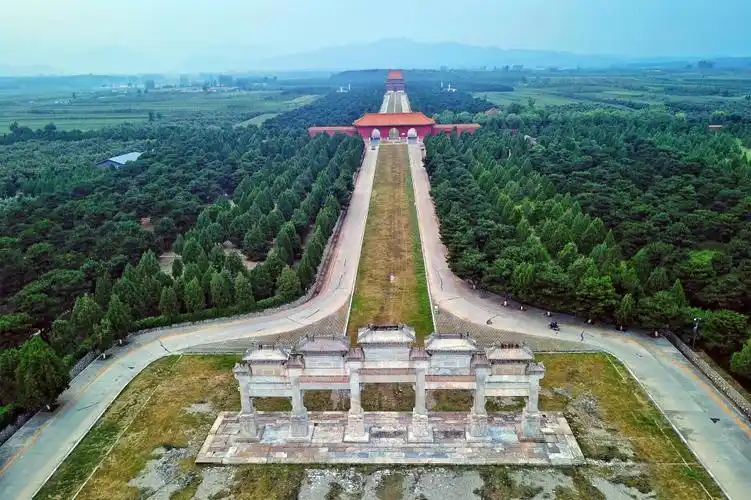 [航拍]唐山访古,俯瞰别样的清东陵,滦州古城,景忠山