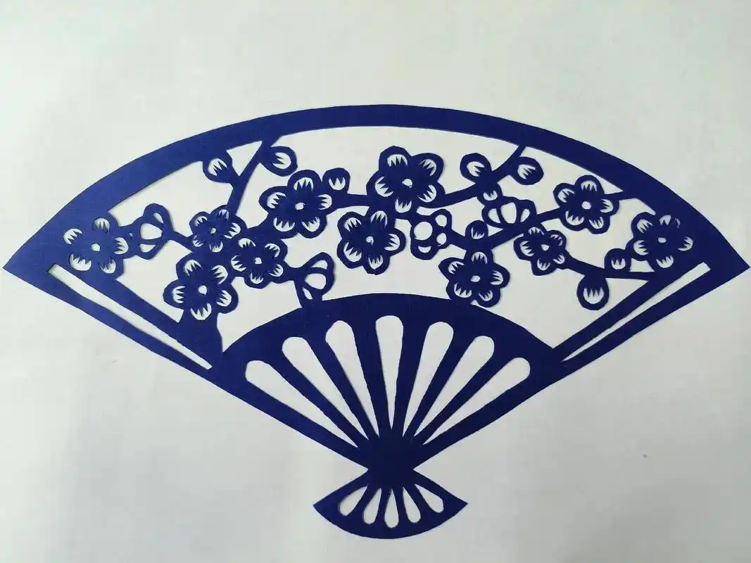 青花剪纸～梅兰竹菊 - 抖音