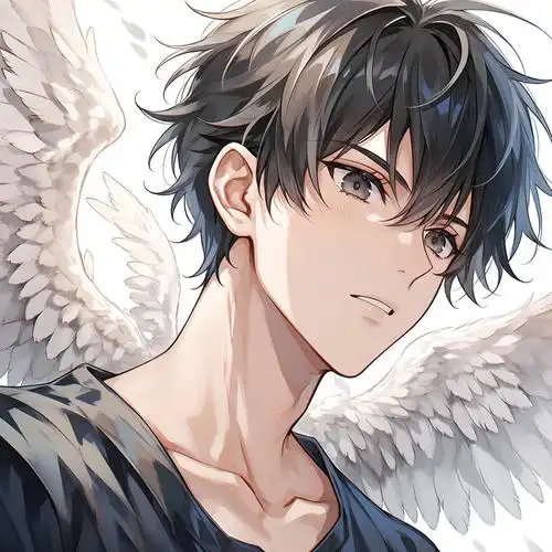 带翅膀的男生高清动漫头像👼✨