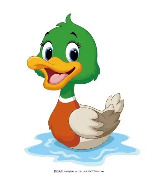 谁的尾巴扁,鸭子的尾巴扁.