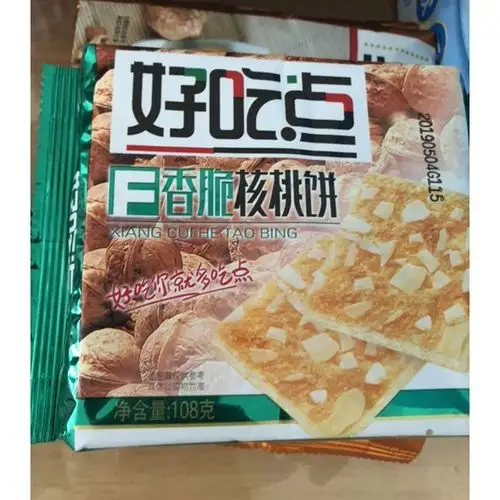 达利园好吃点香脆核桃饼干108g盒