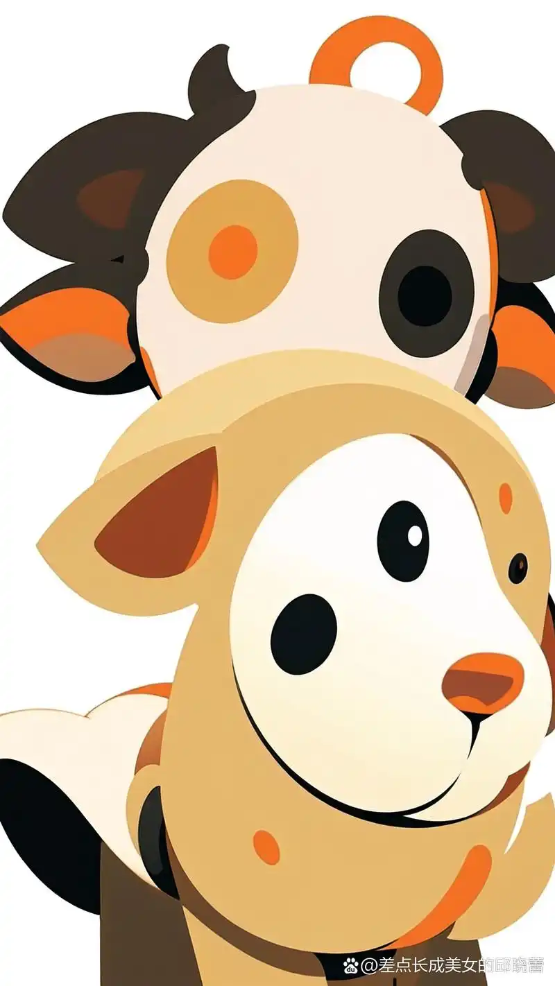 超可爱的牛卡通壁纸来啦9095 亲们,这次给你们带来的是超可爱的牛