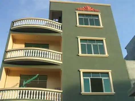 三层楼房外墙喷砂效果图灰色6层自建房外墙喷砂装修效果图2022已更新