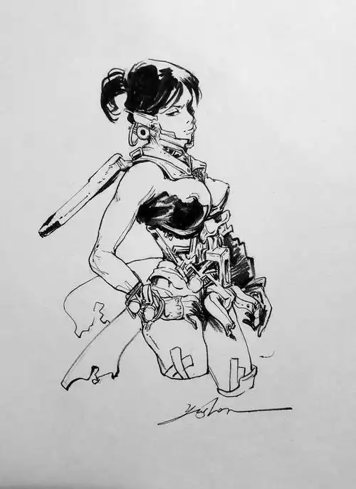 之前临摹的金政基的画一直忘了发-余莘