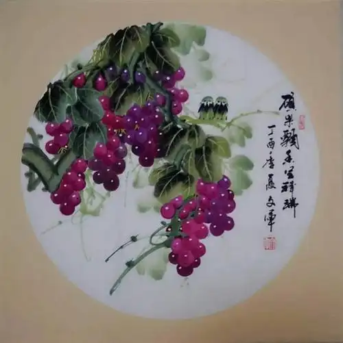 国画·党文军 | 彩墨葡萄的生命活力