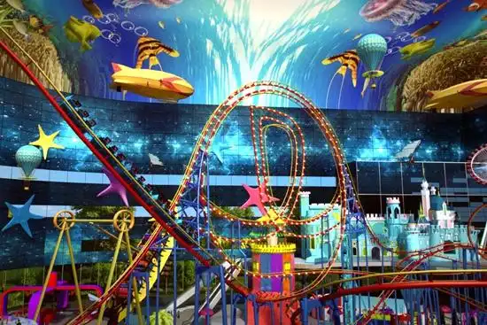 万达首座室内主题乐园——青岛万达主题乐园所有17台大,中,小型游乐