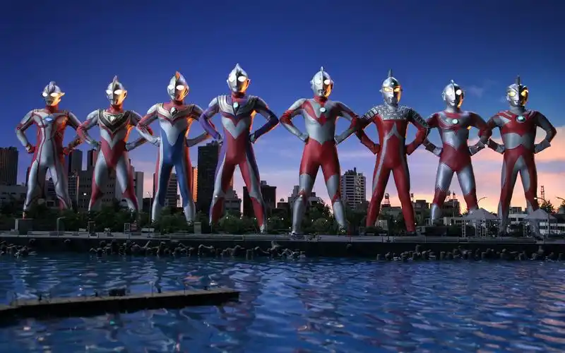 奥特曼八兄弟集合力量合二为一大战暗影怪兽