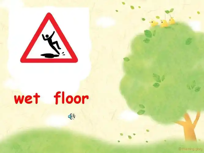 wet floor