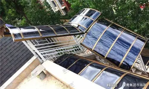 室外楼梯雨棚怎么设计先看看这些室外楼梯遮雨棚图片