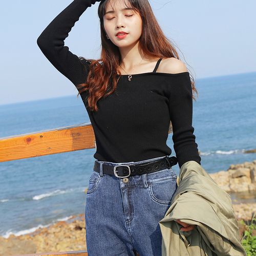 皮带女士牛仔裤百搭真皮打孔懒人时尚女土牛皮腰带