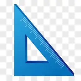 直角三角形免抠元素pngpsd漂浮线条多边形png矢量学习用品pngeps卡通