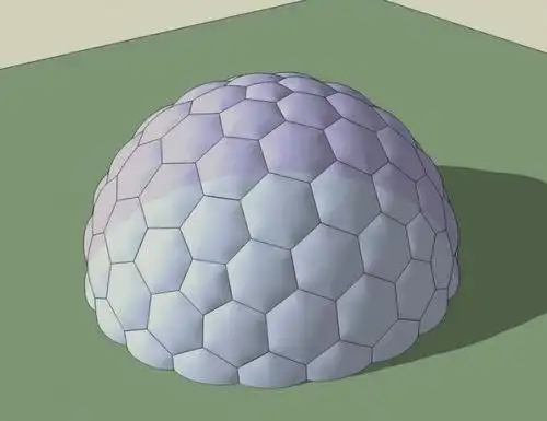 sketchup素材模型薄膜半圆形建筑su模型素材组件