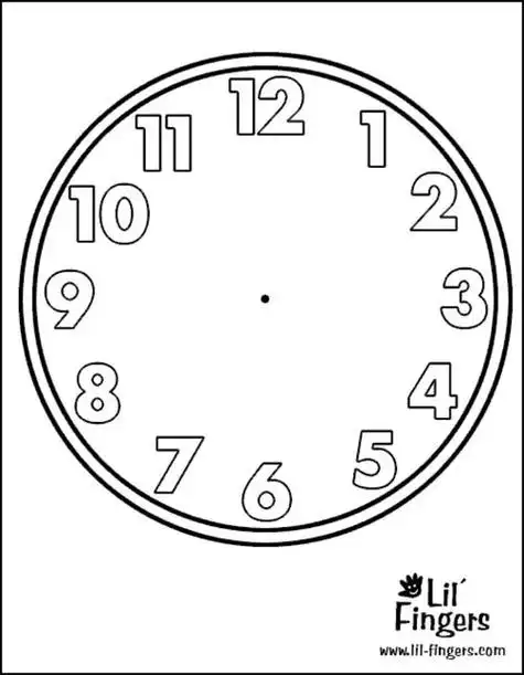 时钟图片简笔画 时钟图片简笔画卡通
