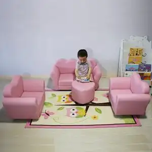 儿童沙发可爱公主爱心组合小沙发幼儿园早教单人双人宝宝学坐沙发
